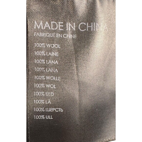 Club Monaco Sweater Mens Medium Navy Blue Wool Crew Neck Preppy Career Office - Picture 5 of 10